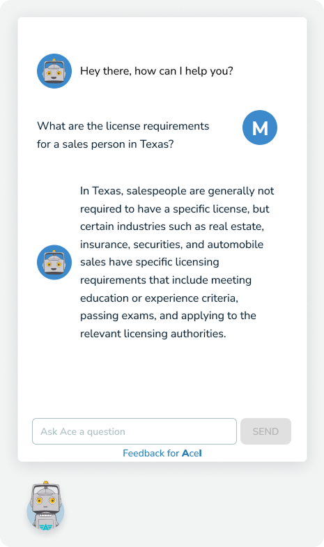 Screenshot of the initial Virtual Instructor proof-of-concept prototype before the official project began